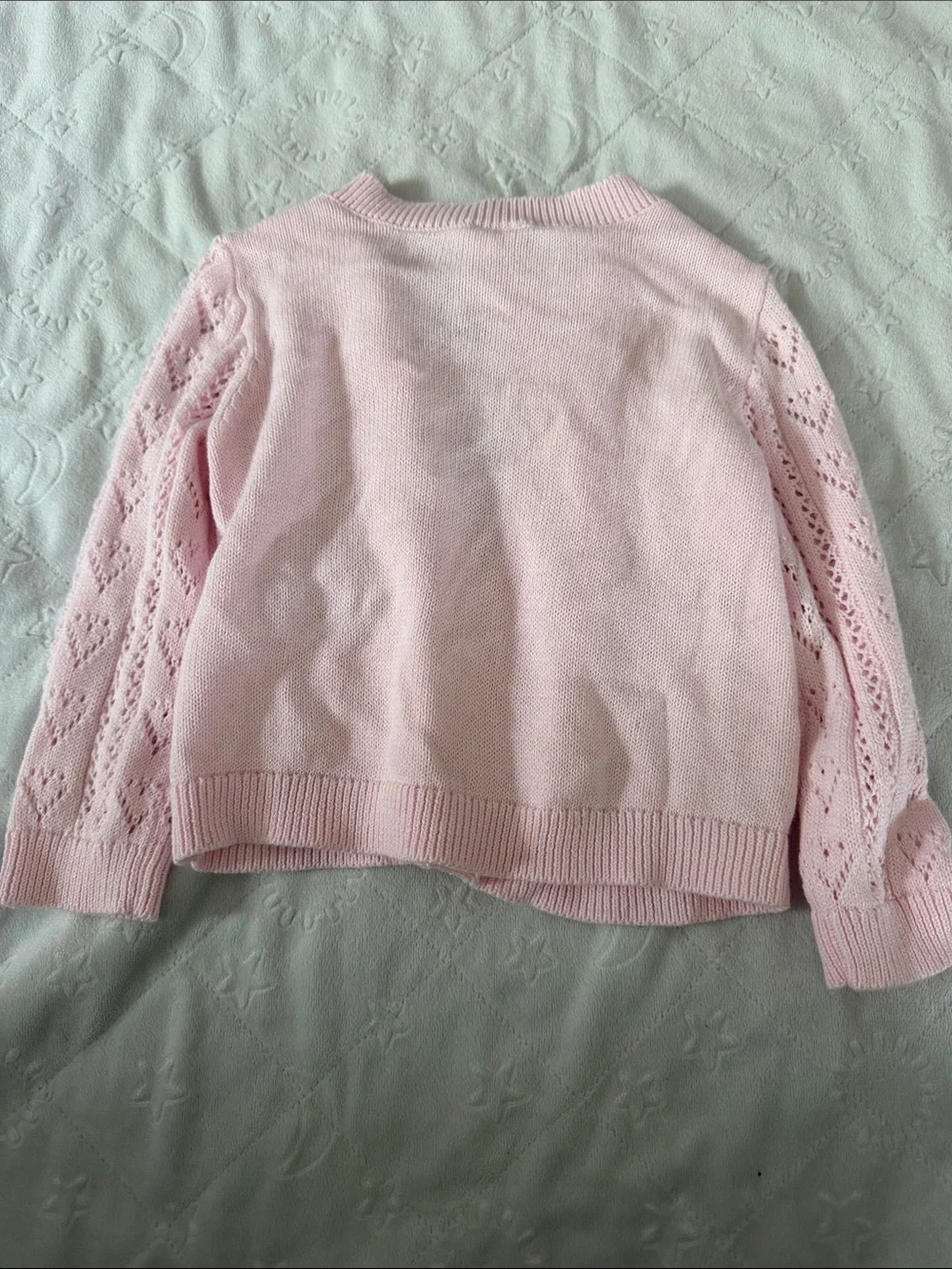 Pink Knit Cardigan Jacket baby girl 6-9 months